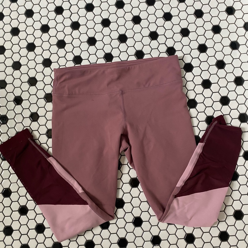 Fabletic Mauve Tri Colored Leggings - image 5